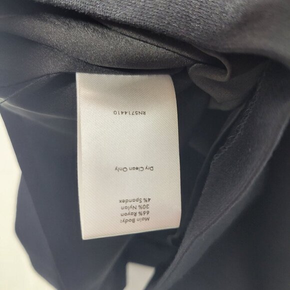 NWT Rachel Parcell Women's Black Keyhole Detail Classic Sheath Dress Size 12 - Picture 12 of 14